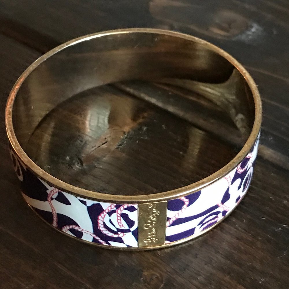 Lilly Pulitzer Navy & Pink Booze Cruise Bangle